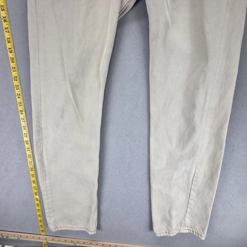 Vintage Levis‎ 501 Jeans Mens Beige Button Fly Made in USA Fits 30x32